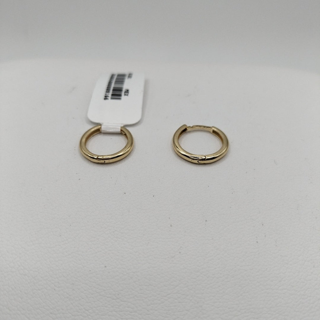 ARETES HUGGIES LISAS 14K 1.6 GR (NUEVO)