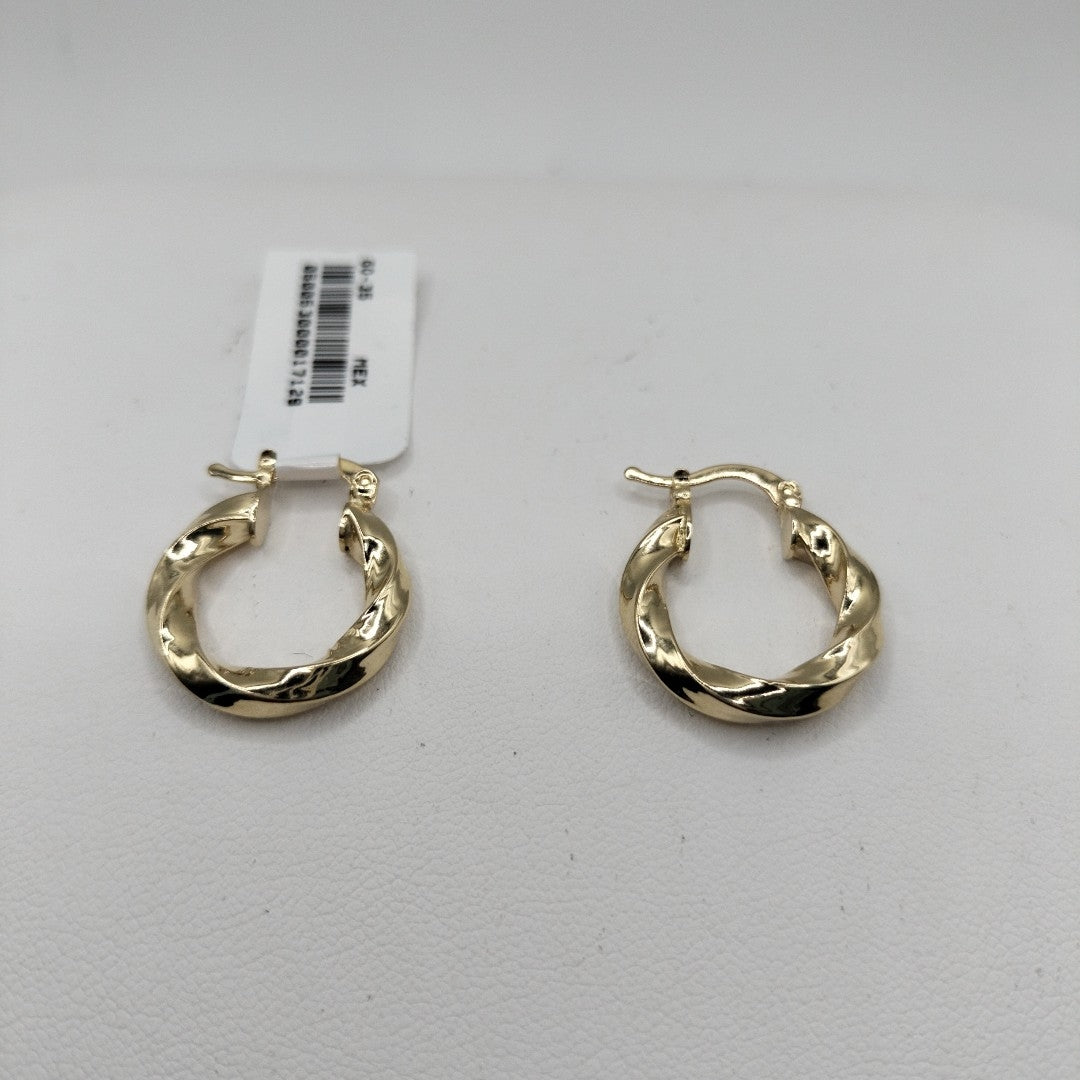 ARETES ARRACADA TORZAL 14K 1.9 GR (NUEVO)