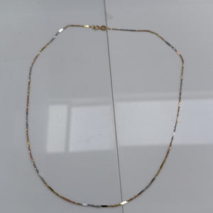 CADENA ORO, ORO COMBINADO 10 K 1.5 GRMS (SEMINUEVO)