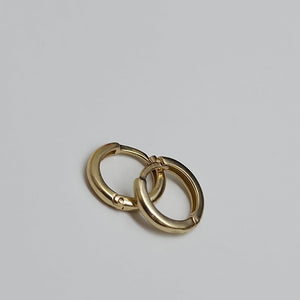 ARETES ARRACADAS LISAS 10K 1.2 GR (NUEVO)