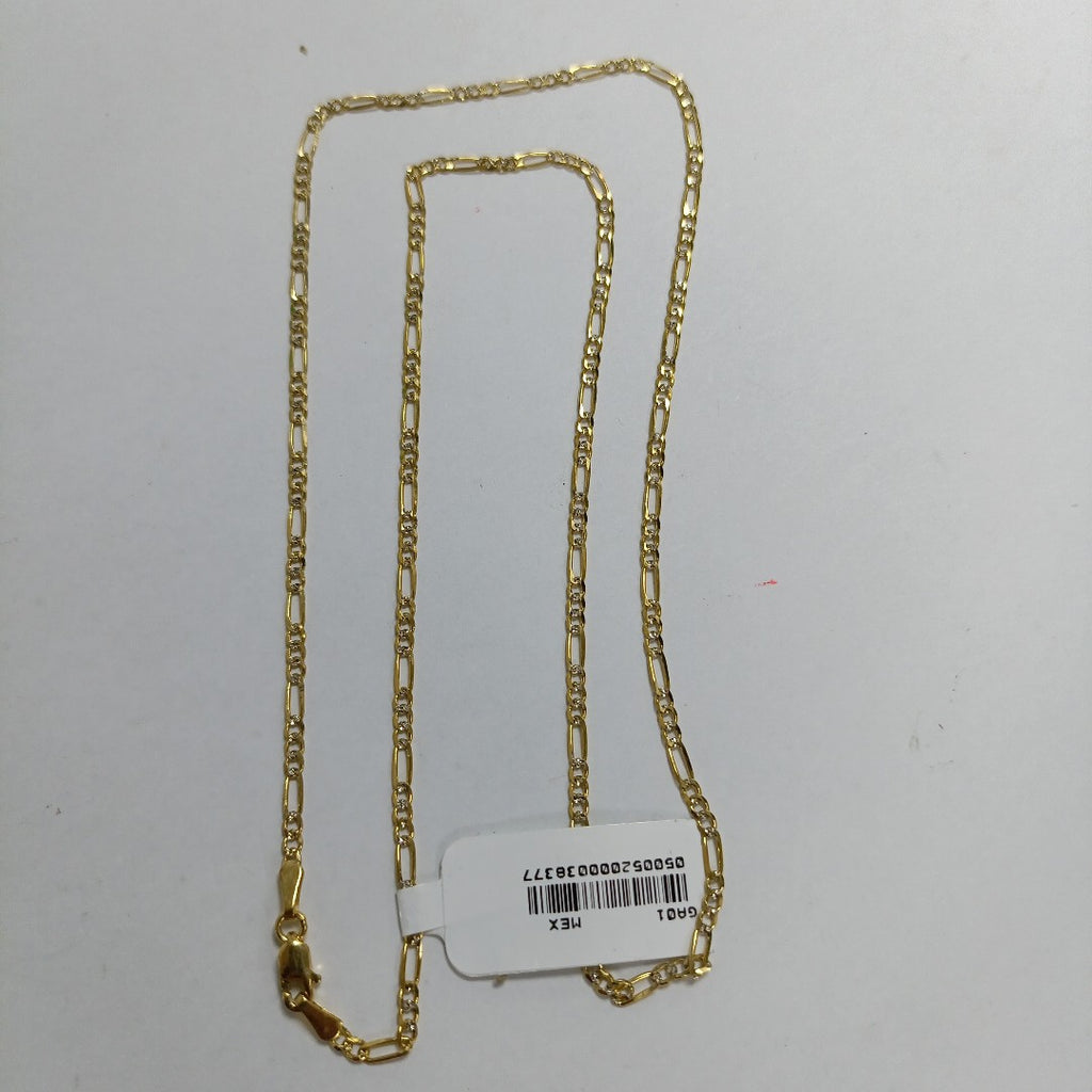 CADENA 3X1 DIAMANTADA 14K 55 CM 4.8 GR (NUEVO)