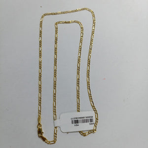 CADENA 3X1 DIAMANTADA 14K 55 CM 4.8 GR (NUEVO)