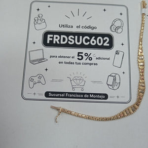 PULSERA ORO 14 K 8.9 GRMS (SEMINUEVO)