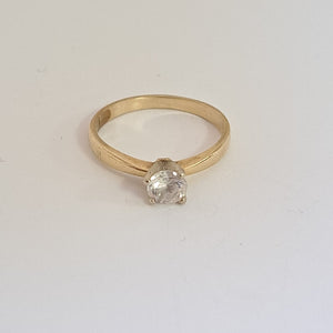 SOLITARIO ORO 14 K 2,10 GRMS (SEMINUEVO)