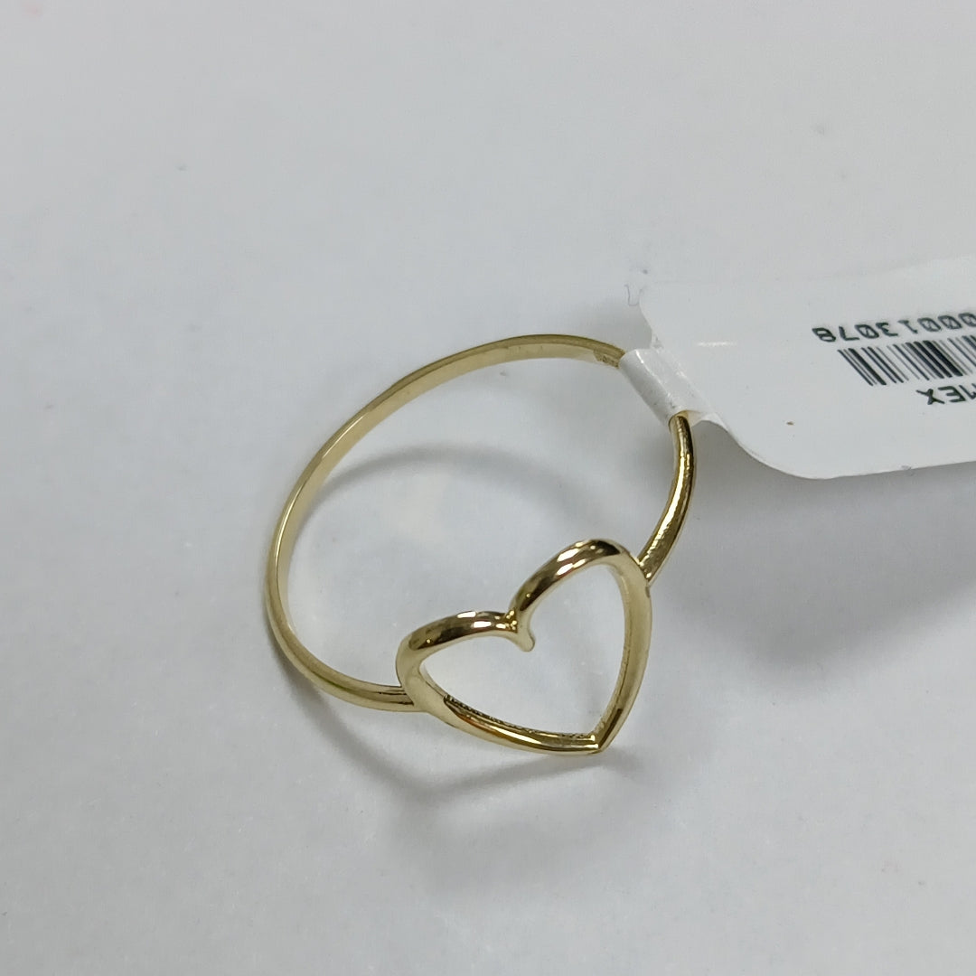 ANILLOS ANILLITO FIG CORAZON 10K TALLA 9 0.8 GR (NUEVO)