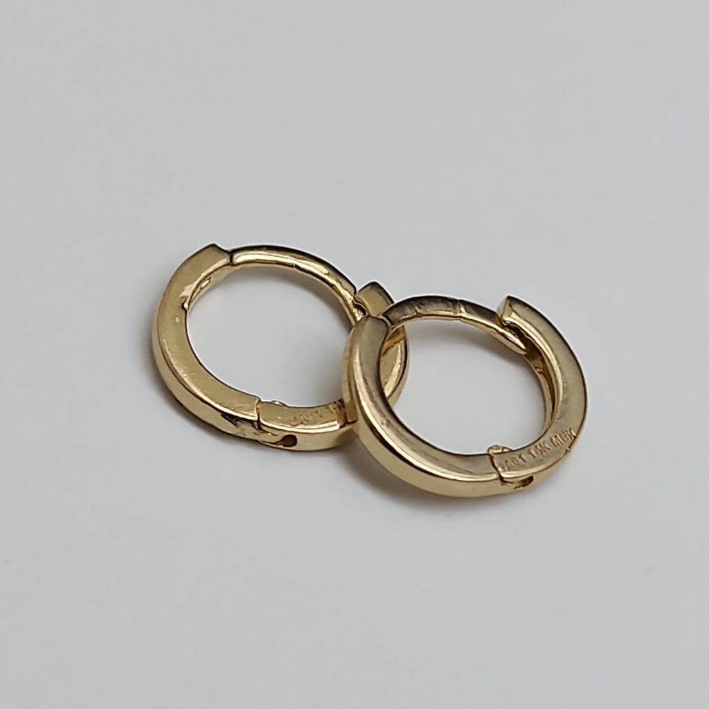ARETES HUGGIE 14K 1.4 GR (NUEVO)
