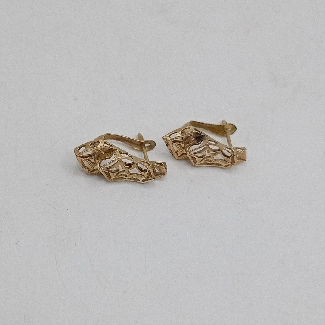 ARETES PAR ORO 10 K 2.4 GRMS (SEMINUEVO)