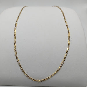 CADENA 3X1 DIAMANTADA 14K 55 CM 4.8 GR (NUEVO)