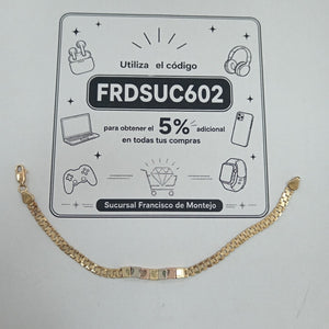 PULSERA ORO 14 K 3.8 GRMS (SEMINUEVO)