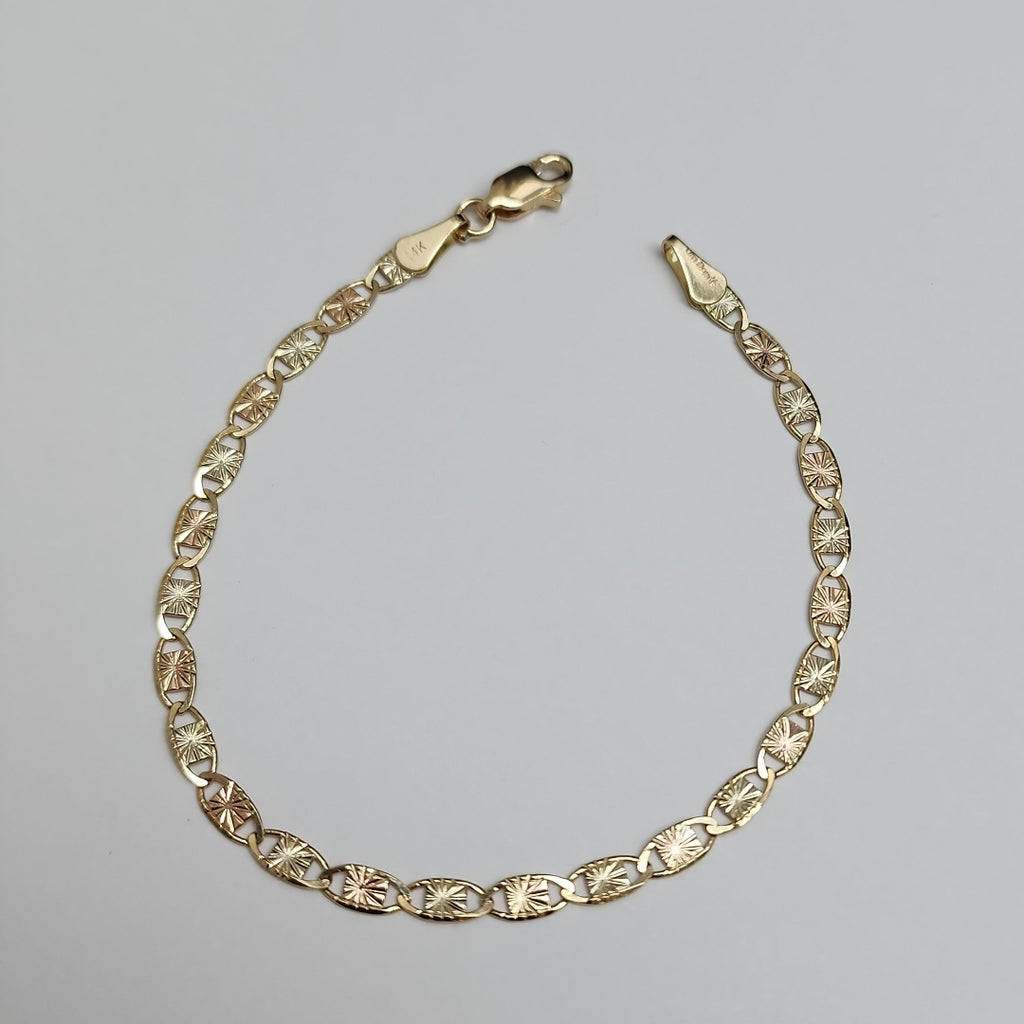 PULSERA GUCHI 14K 18 CM 3.1 GR (NUEVO)