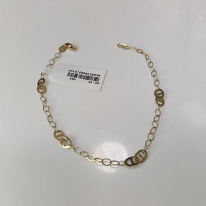 PULSERA ESPECIAL 14K 21 CM 1.8 GR (NUEVO)