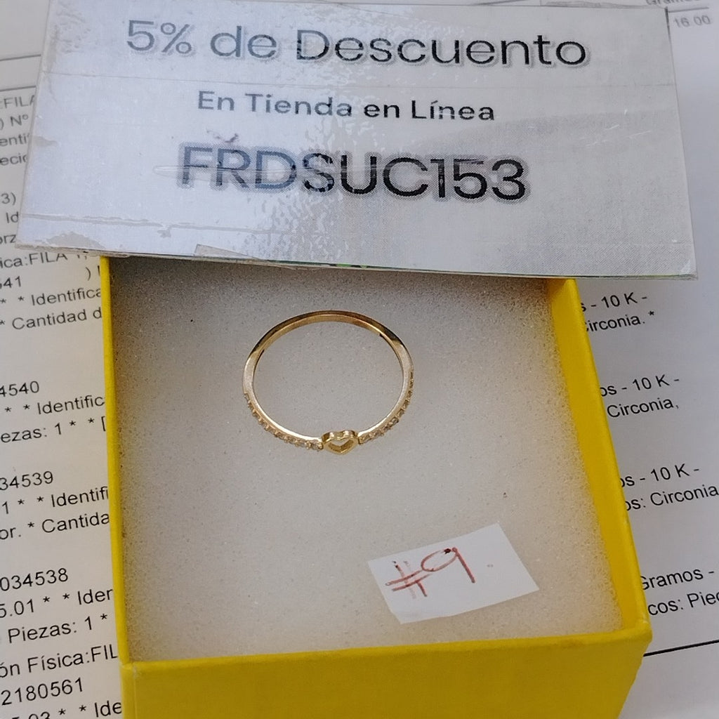 ANILLO ORO 10 K 1 GRMS (SEMINUEVO)