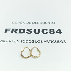 ARRACADAS PAR ORO 10 K 0.5 GRMS (SEMINUEVO)