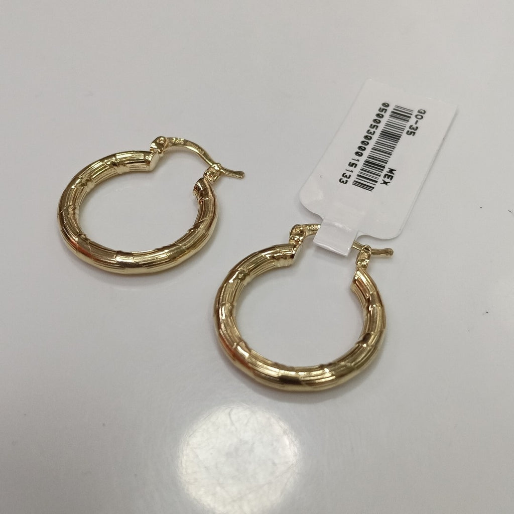 ARETES ARRACADAS 14K 2.6 GR (NUEVO)