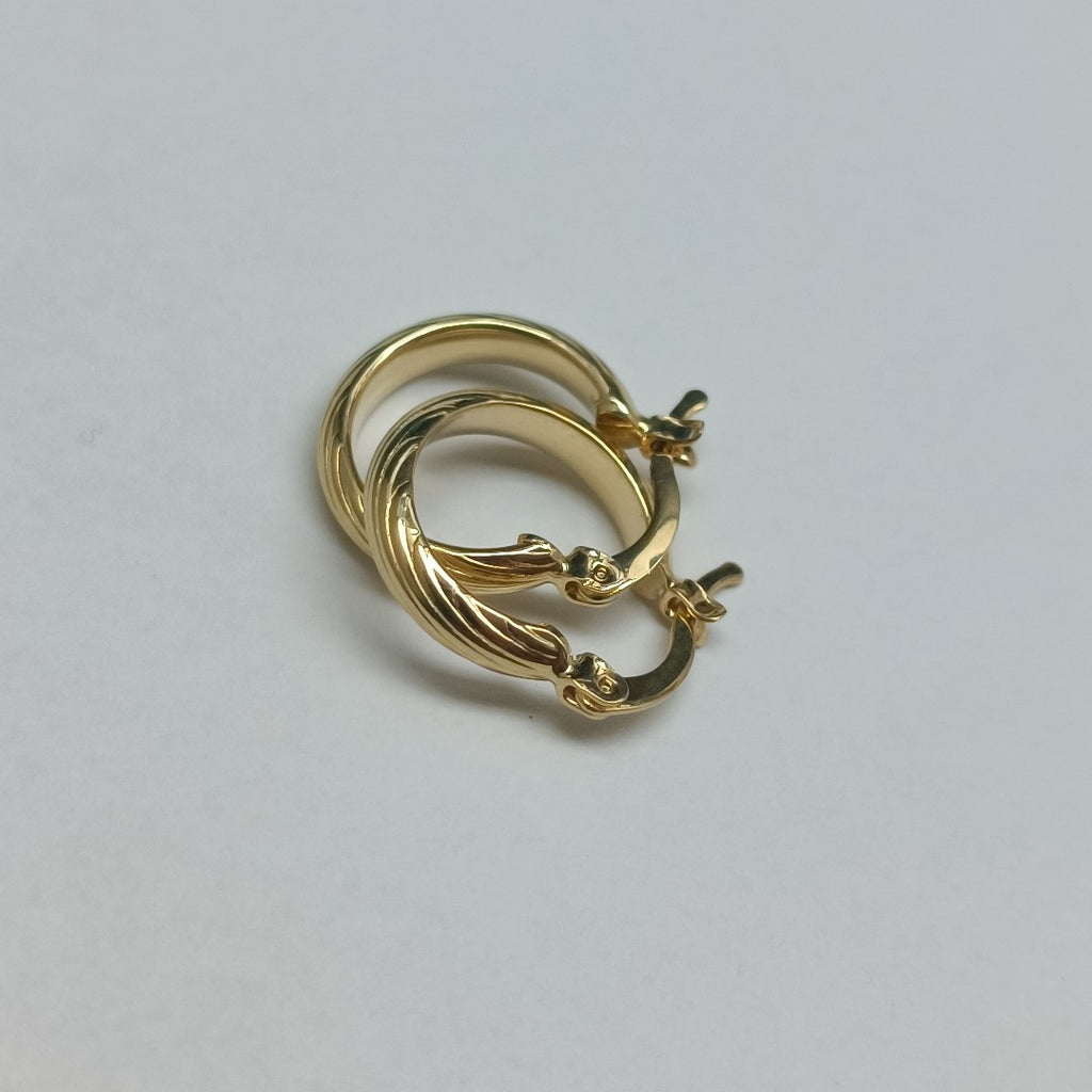 ARETES ARRACADA ASTRIADA 14K 1.6 GR (NUEVO)