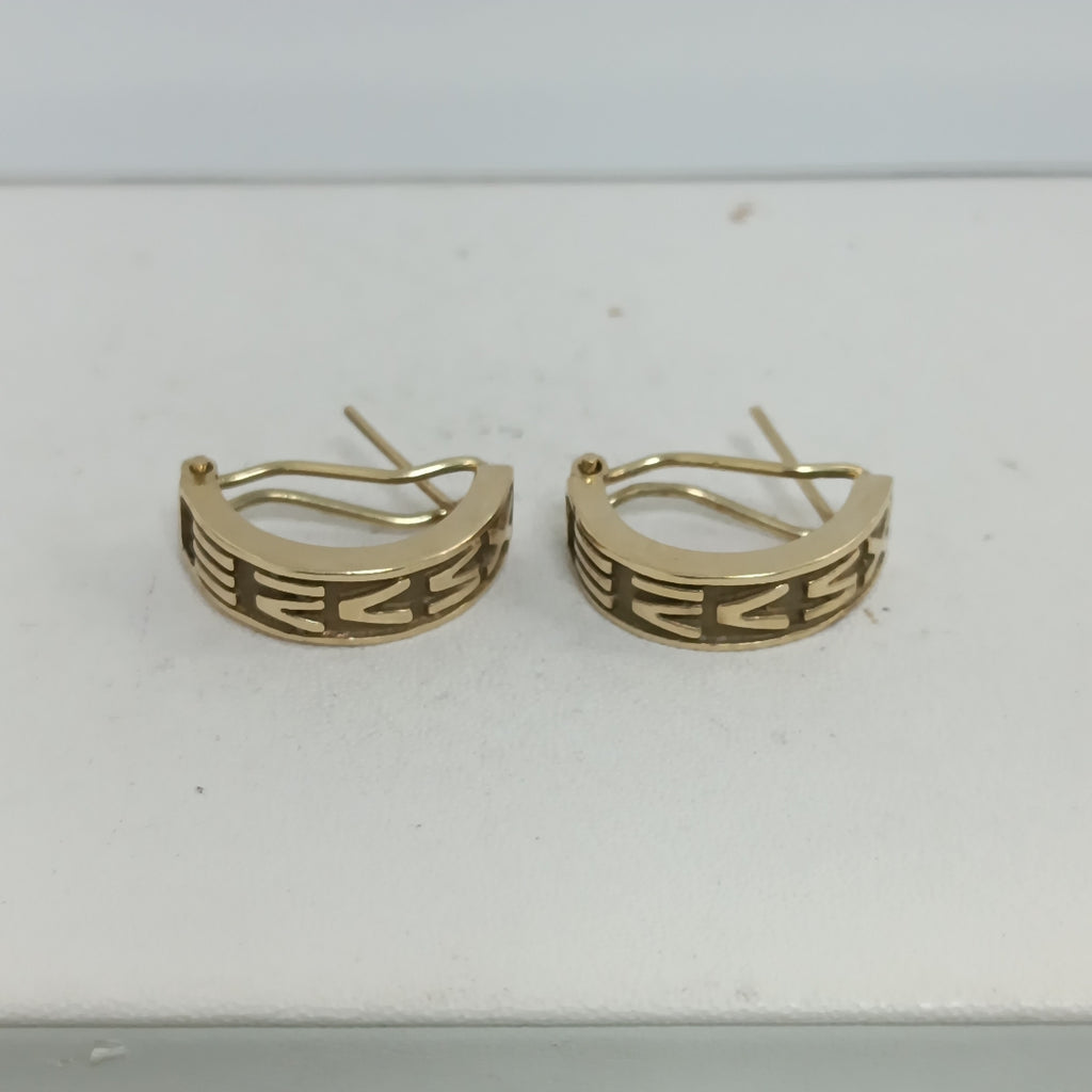 ARETES PAR ORO 14 K 6.1 GRMS (SEMINUEVO)