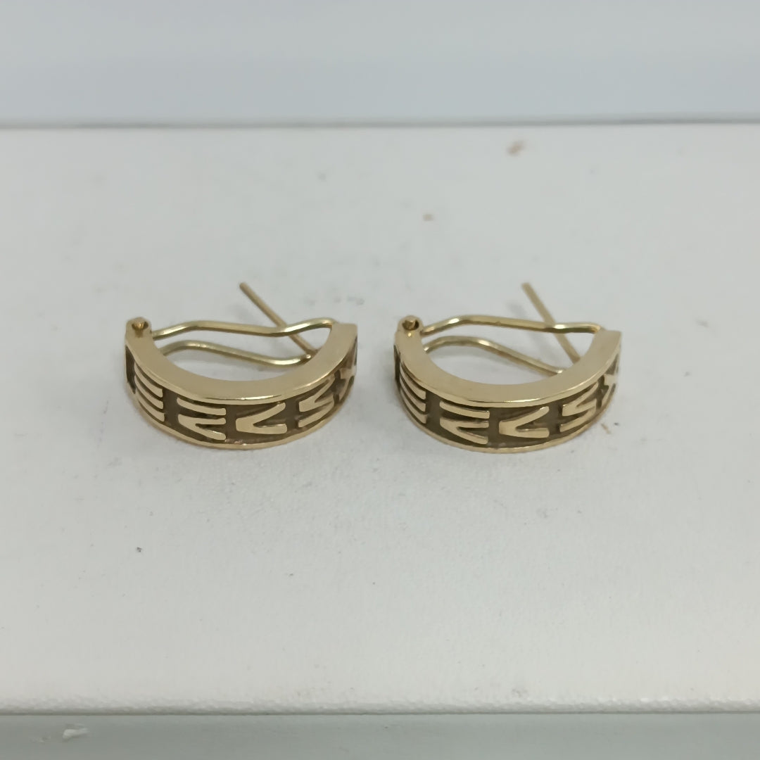 ARETES PAR ORO 14 K 6.1 GRMS (SEMINUEVO)