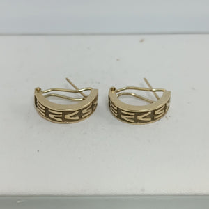 ARETES PAR ORO 14 K 6.1 GRMS (SEMINUEVO)