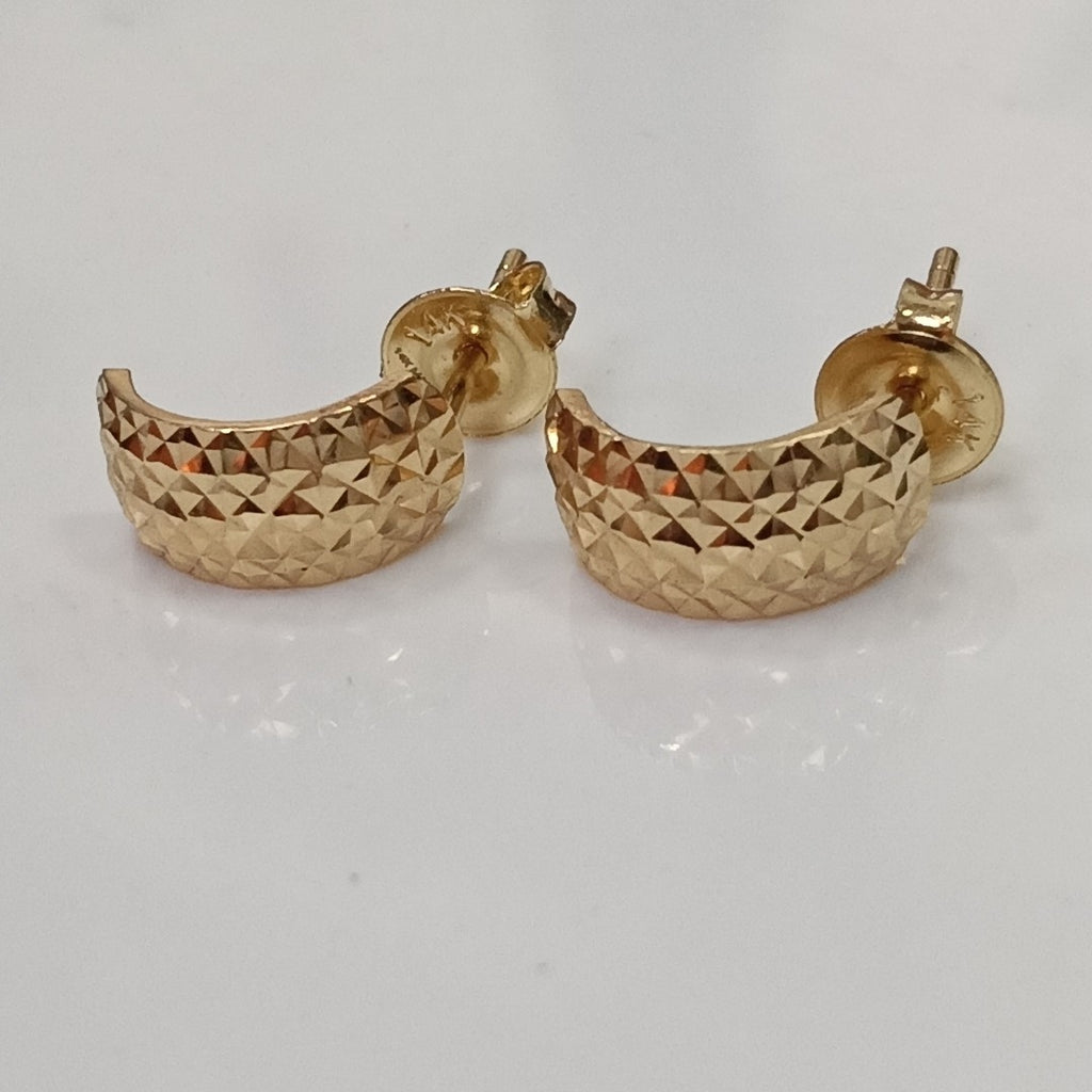 BROQUELES ORO 14K 1.8 (NUEVO)