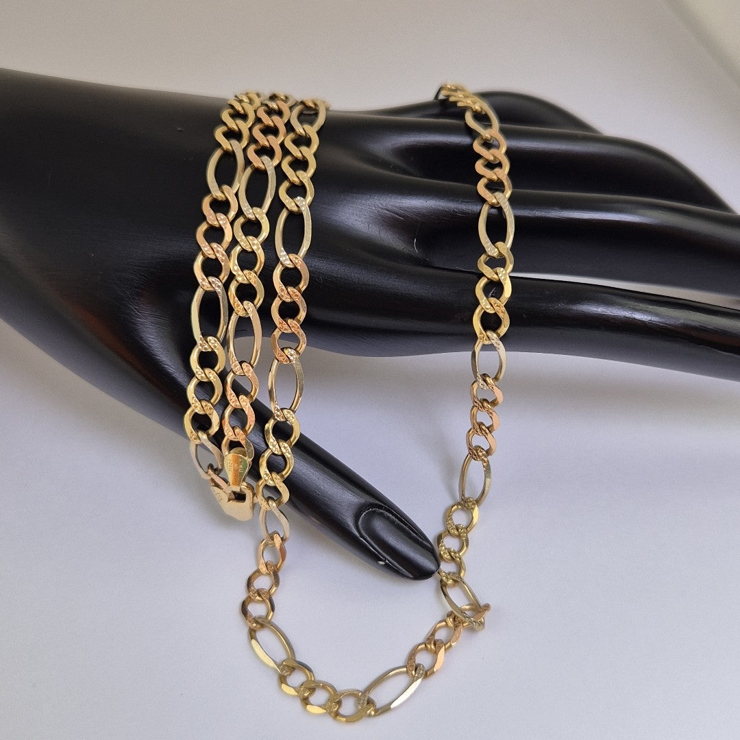 CADENA ORO COMBINADO 14 K 19,30 GRMS (SEMINUEVO)