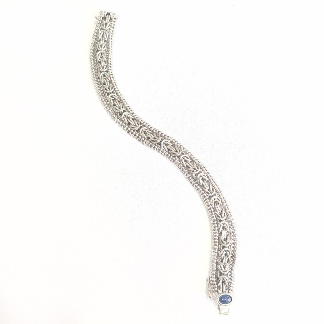PULSERA ORO BLANCO 14 K 23,70 GRMS (SEMINUEVO)