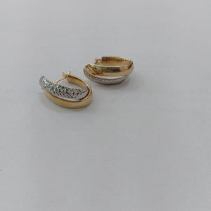 ARETES PAR ORO 14 K 2.6 GRMS (SEMINUEVO)