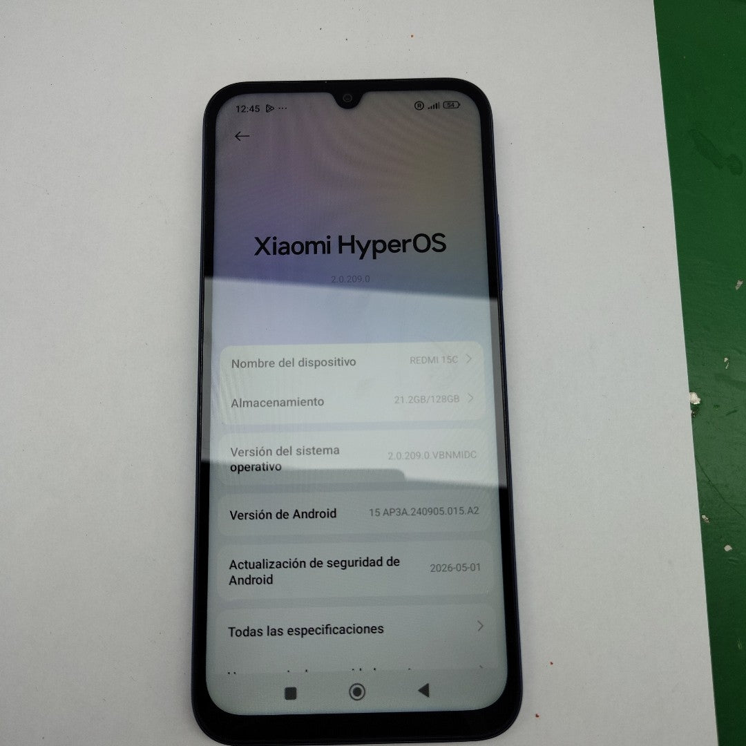 CELULAR XIAOMI REDMI 15C 25078RA3EL (2025) 128 GB 4 GB RAM (SEMINUEVO)