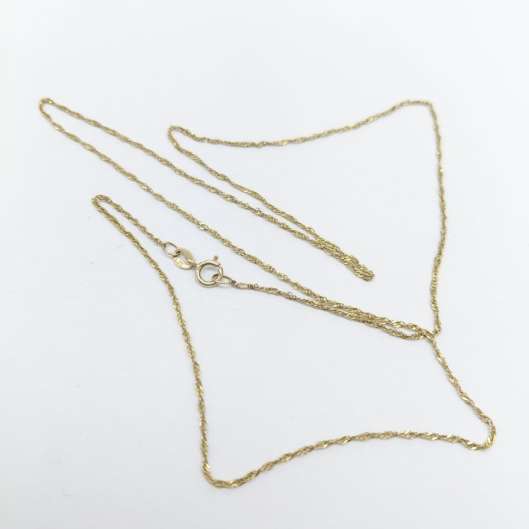 CADENA ORO 14 K 1.1 GRMS (SEMINUEVO)