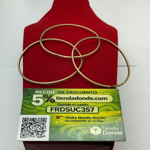 PULSERA RIGIDA ORO 8 K 10.6 GRMS (SEMINUEVO)