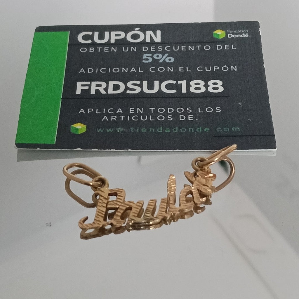 DIJE ORO 10 K 2.1 GRMS (SEMINUEVO)