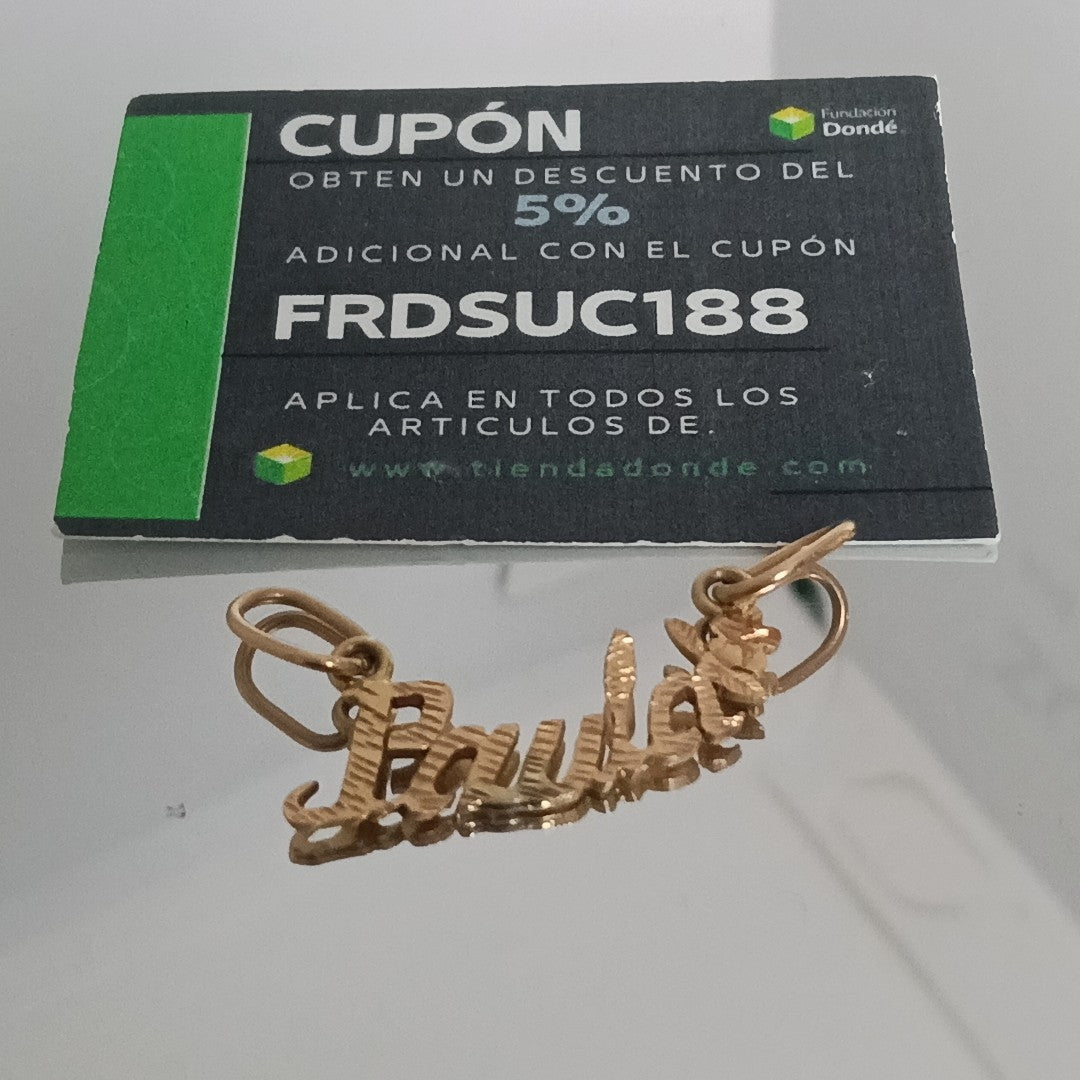DIJE ORO 10 K 2.1 GRMS (SEMINUEVO)