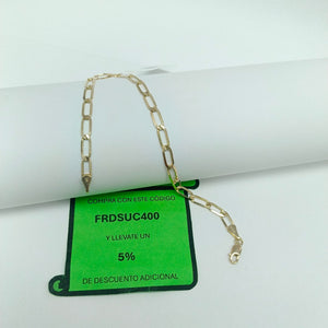 PULSERA ESLABON 14K 21 CM 4.2 GR (NUEVO)