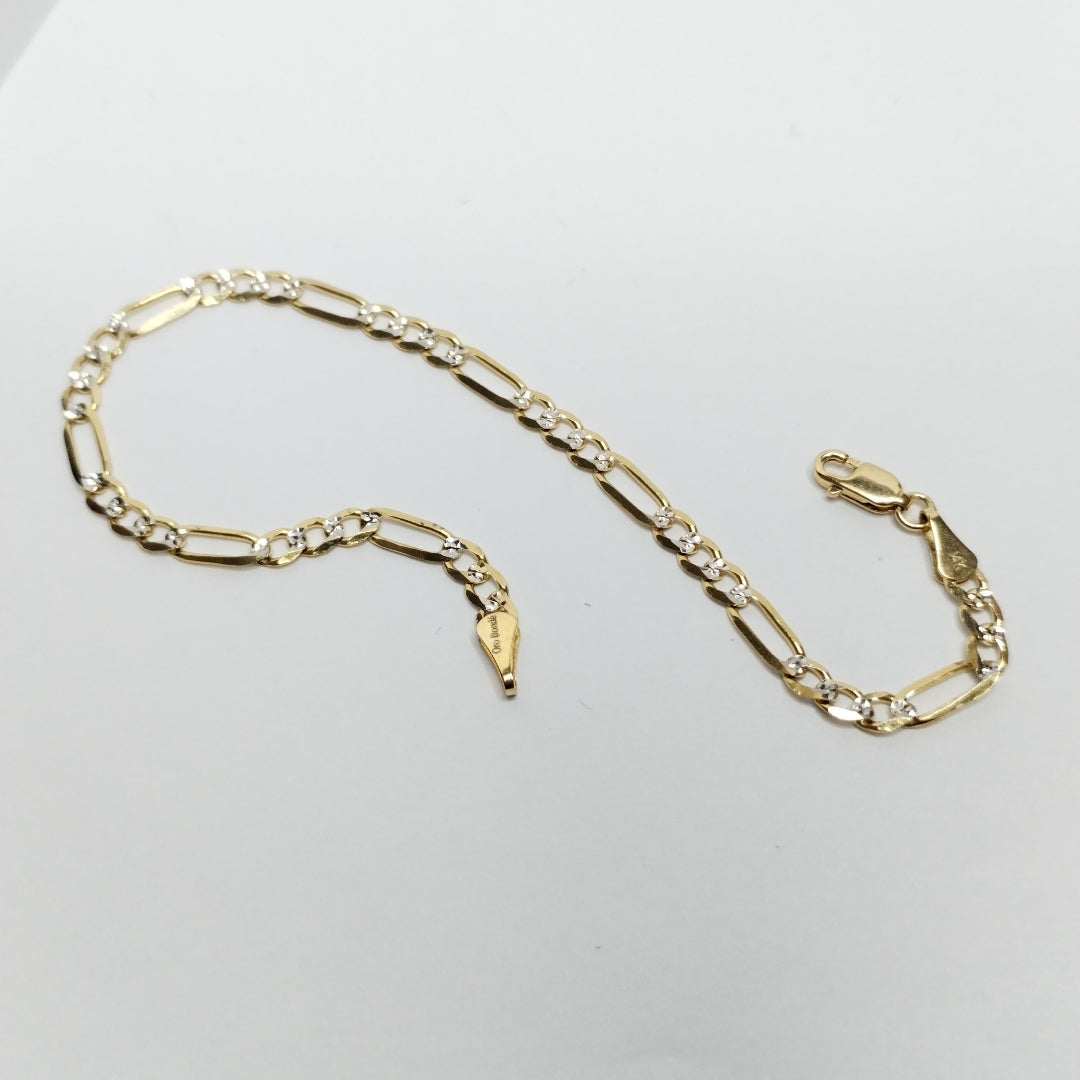 PULSERA 3X1 14K 21 CM 4.6 GR (NUEVO)