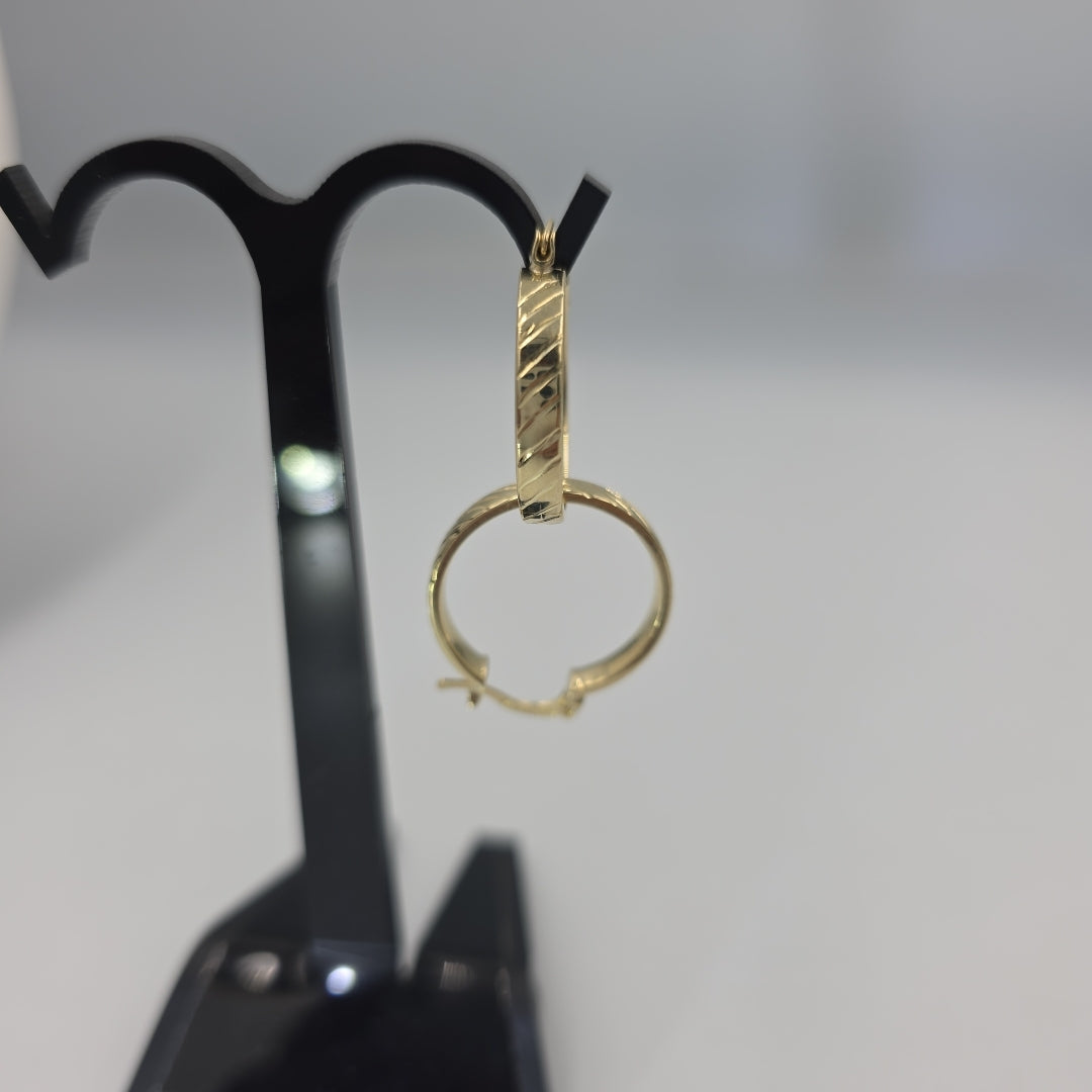 ARETES ARRACADA ASTRIADA 10K 1.8 GR (NUEVO)