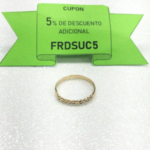 ANILLO ORO 14 K 1,50 GRMS (SEMINUEVO)