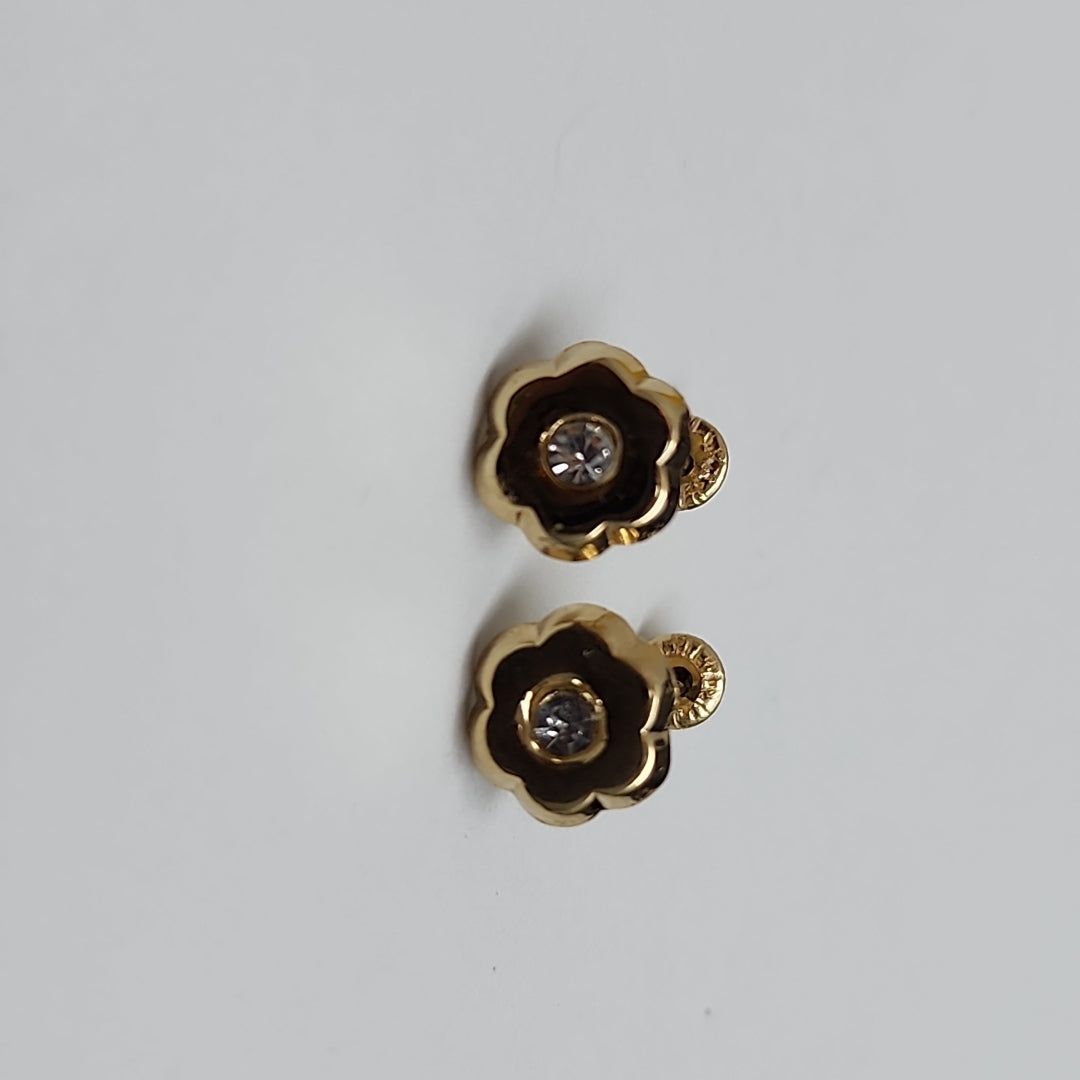 BROQUELES BROQUEL FIG FLOR C CIRCONIA 14K 0.2581 GR (NUEVO)