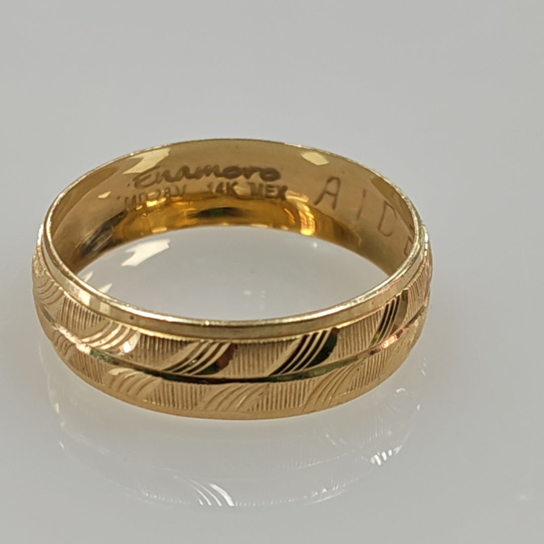 ARGOLLA ORO 14 K 2 GRMS (SEMINUEVO)
