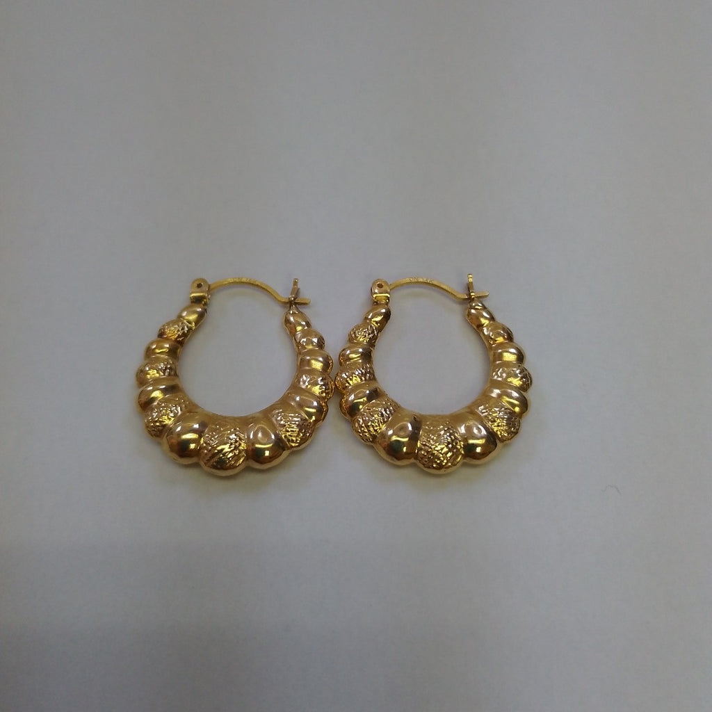 ARRACADAS PAR ORO 14 K 3.2 GRMS (SEMINUEVO)