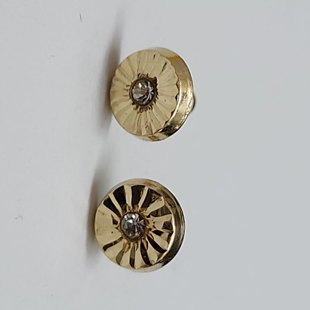 BROQUELES BROQUEL FIG BOTON C CIRCONIA 14K 0.2916 GR (NUEVO)