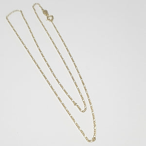 CADENAS TEJIDO 3X1 ORO 10K 55 CM 1.4 GR (NUEVO)