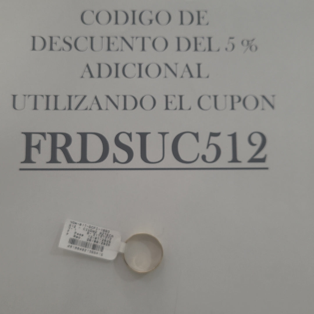 ANILLO ORO 14 K 3.9 GRMS (SEMINUEVO)