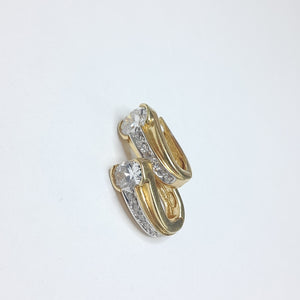 ARETES PAR ORO 14 K 6,50 GRMS (SEMINUEVO)