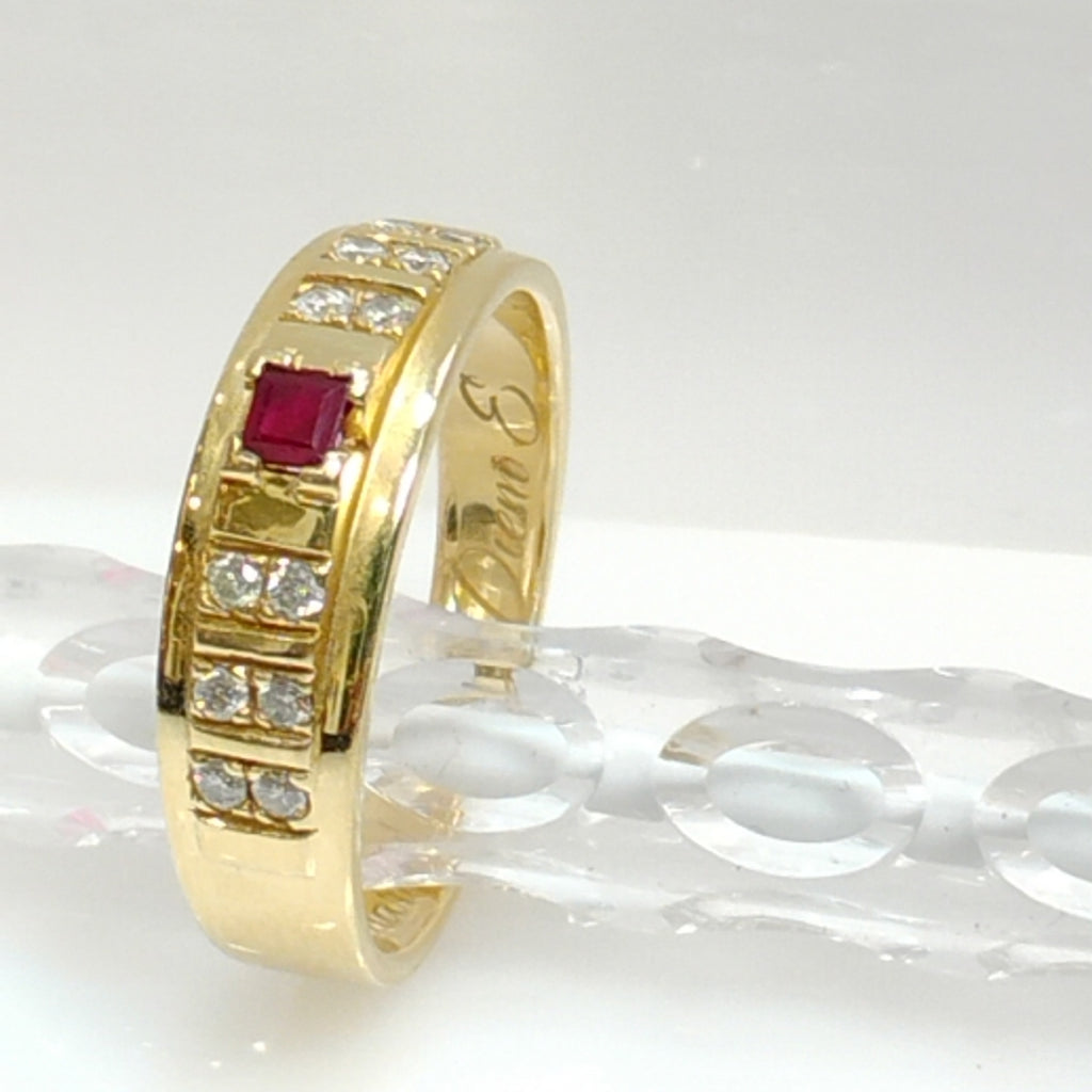 ANILLO ORO 14 K 7.4 GRMS (SEMINUEVO)