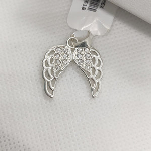 DIJE ALAS C/CIRCONIAS PLATA .925 2.4 GR (NUEVO)