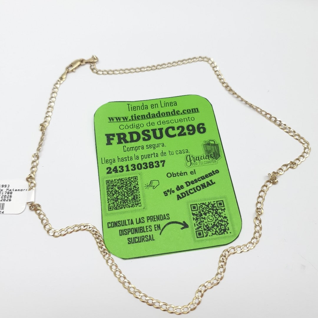 CADENA ORO 10 K 5,10 GRMS (SEMINUEVO)