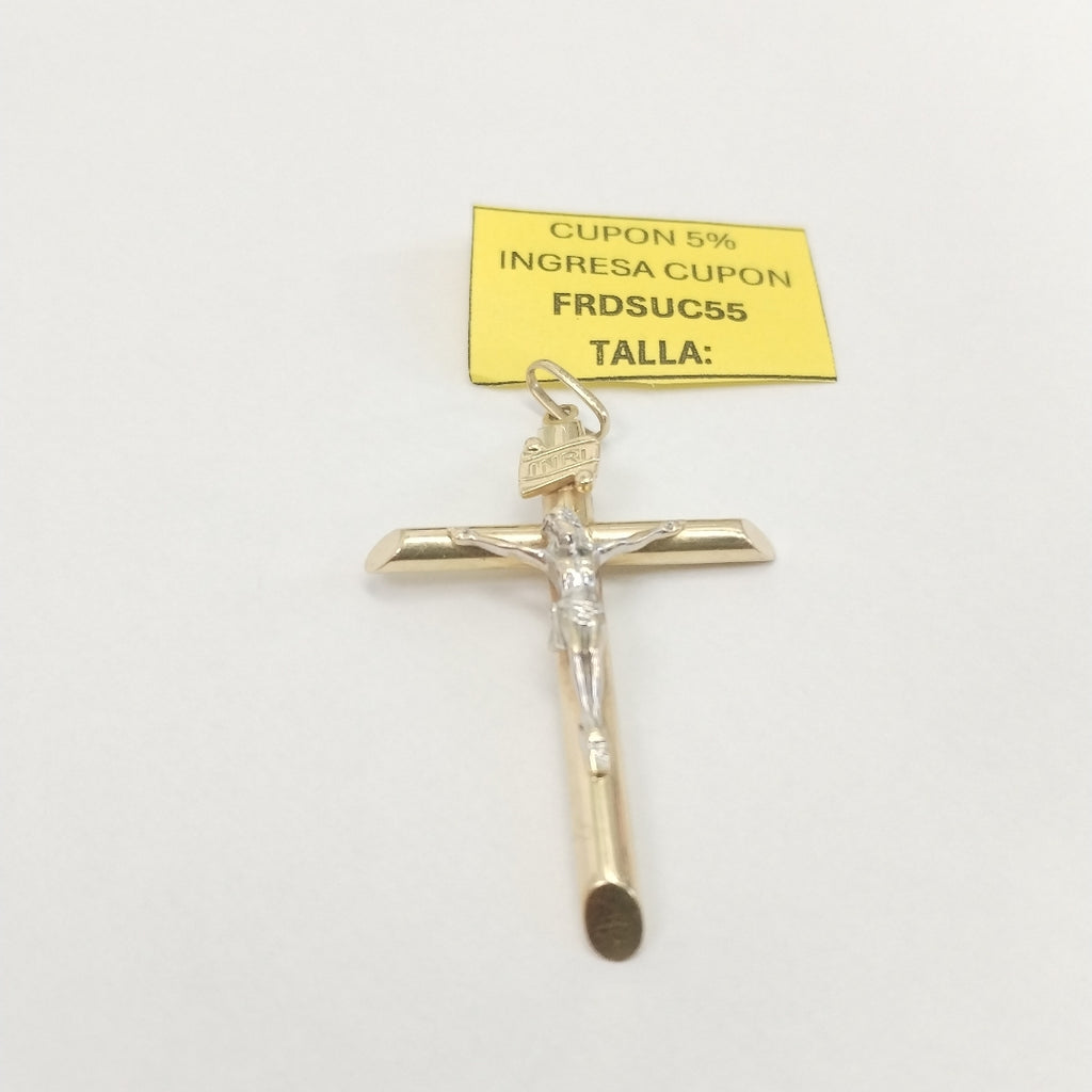 CRUCIFIJO ORO 14 K 3.8 GRMS (SEMINUEVO)