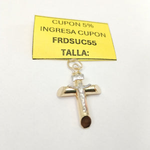 CRUCIFIJO ORO 14 K 1,10 GRMS (SEMINUEVO)