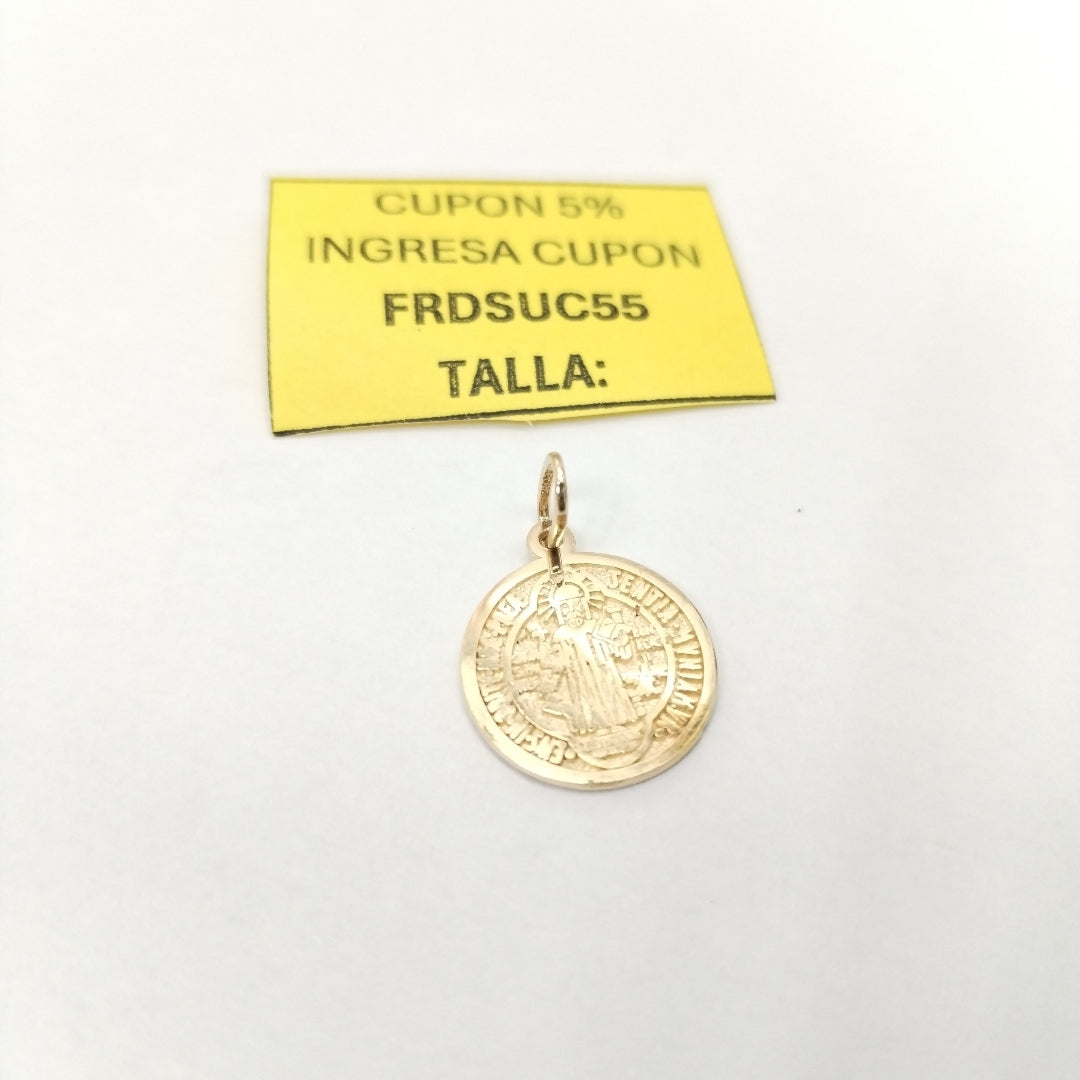 MEDALLA RELIGIOSA ORO 14 K 1,70 GRMS (SEMINUEVO)