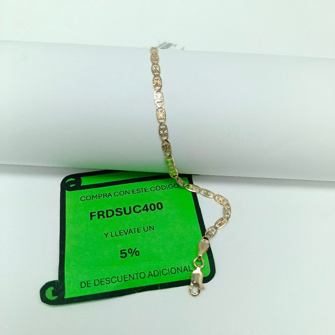 PULSERA GUCHI 14K 18 CM 2.9 GR (NUEVO)