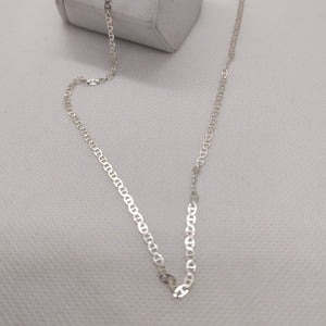 CADENA TEJIDO GUCHI PLATA .925 60 CM 3.7 GR (NUEVO)